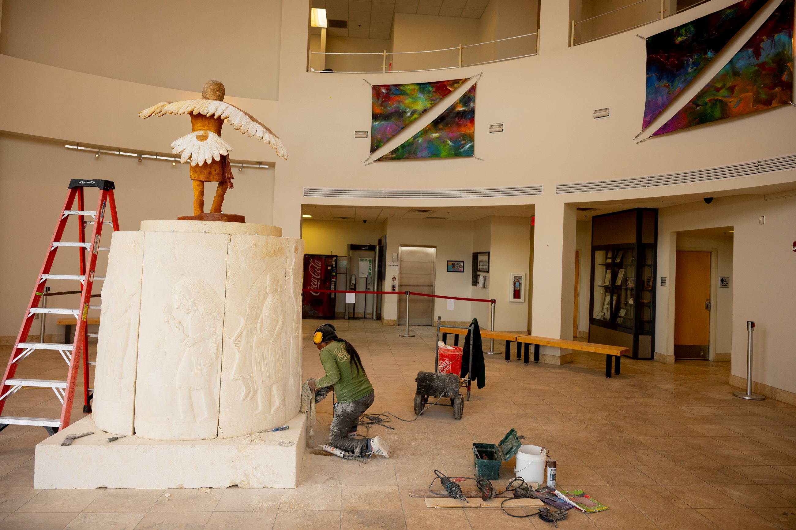 Art in Public Places Project at the McKinley County Courthouse Rotunda
